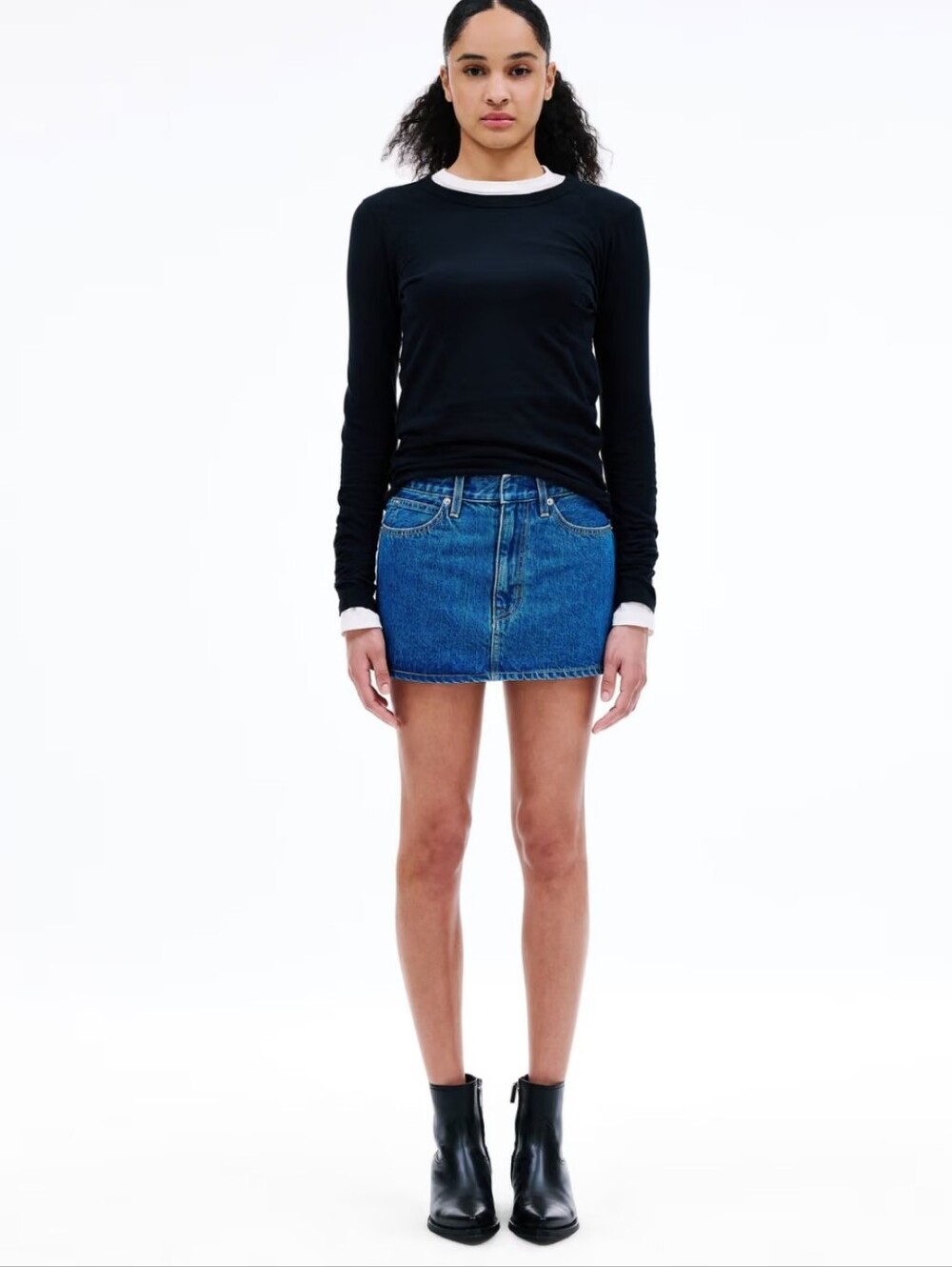SLVRLAKE Micro Mini Skirt Sweet Memory Denim  Size 23